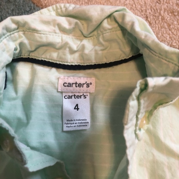 Lot of four boys shirts size 4. Two Carter’s and 2 Cat & Jack - Picture 7 of 9